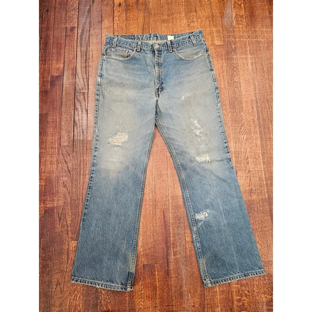 Vintage Rare 80s Levis‎ Heritage 517 0217 Bootcut Jeans 38x31 Red Tab USA